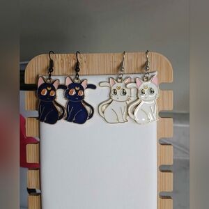2/$14 New Sailor Moon Earrings Luna Cats Jewlery Womens Girls Teen Accessories